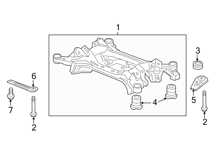 REAR SUSPENSION. SUSPENSION MOUNTING.