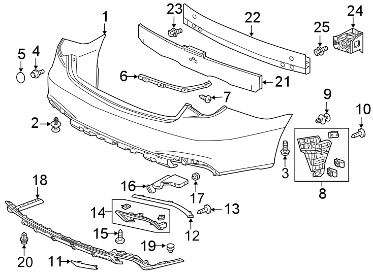 11REAR BUMPER. BUMPER & COMPONENTS.https://images.simplepart.com/images/parts/motor/fullsize/4845615.png