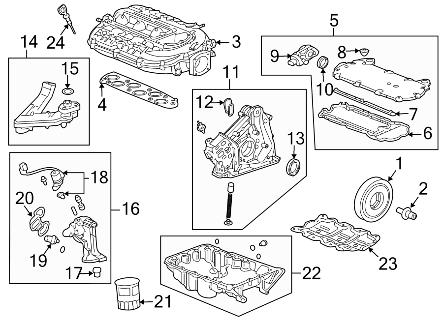 19ENGINE / TRANSAXLE. ENGINE PARTS.https://images.simplepart.com/images/parts/motor/fullsize/4848165.png