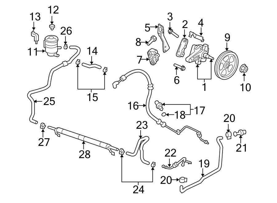 9STEERING GEAR & LINKAGE. PUMP & HOSES.https://images.simplepart.com/images/parts/motor/fullsize/4848250.png