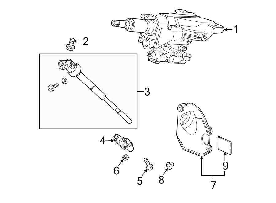 3STEERING COLUMN ASSEMBLY.https://images.simplepart.com/images/parts/motor/fullsize/4848255.png