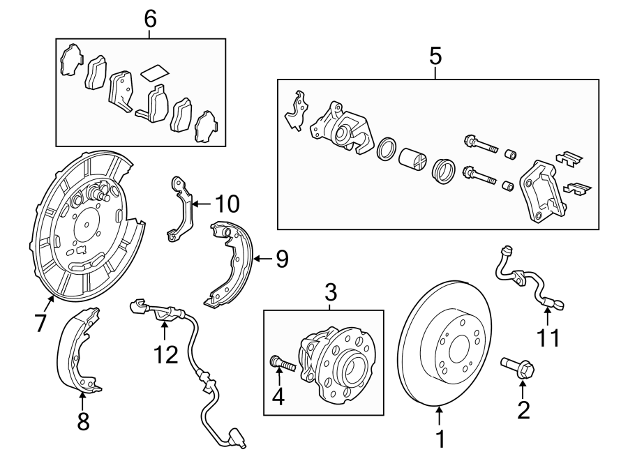 11REAR SUSPENSION. BRAKE COMPONENTS.https://images.simplepart.com/images/parts/motor/fullsize/4848525.png