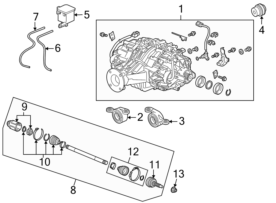 REAR SUSPENSION. AXLE & DIFFERENTIAL.