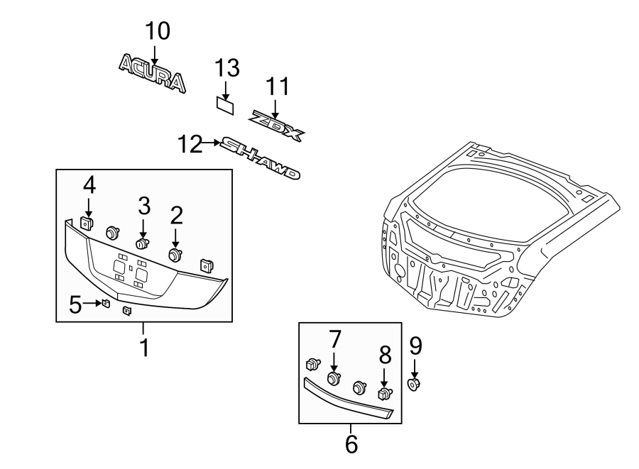 6LIFT GATE. EXTERIOR TRIM.https://images.simplepart.com/images/parts/motor/fullsize/4848575.png