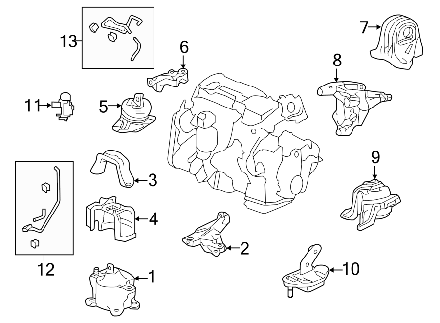 10ENGINE / TRANSAXLE. ENGINE & TRANS MOUNTING.https://images.simplepart.com/images/parts/motor/fullsize/4850210.png