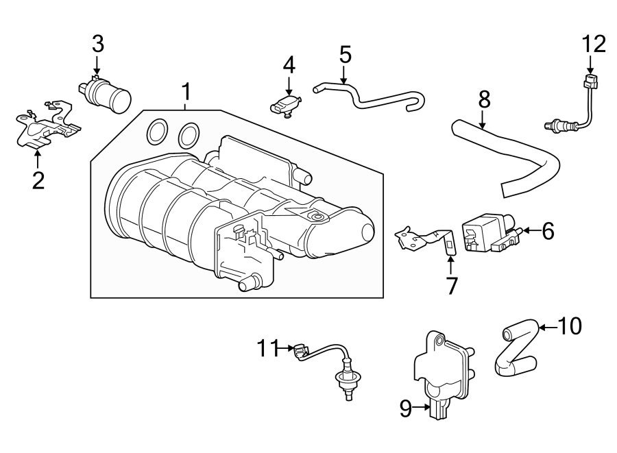 EMISSION SYSTEM. EMISSION COMPONENTS.