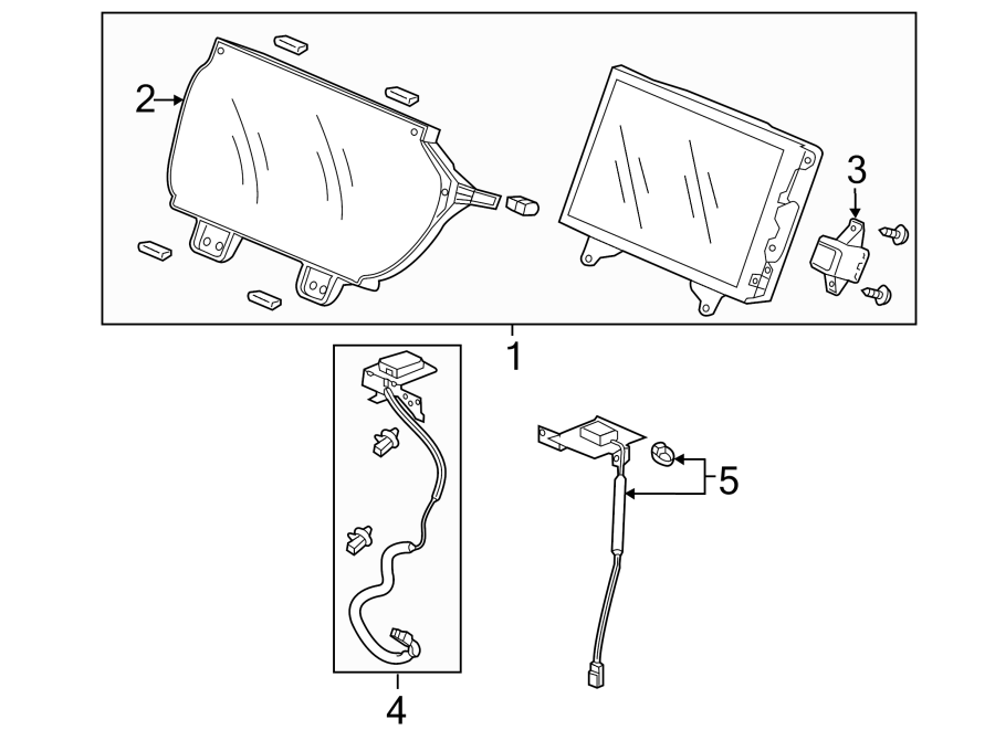 1INSTRUMENT PANEL. NAVIGATION SYSTEM COMPONENTS.https://images.simplepart.com/images/parts/motor/fullsize/4850400.png