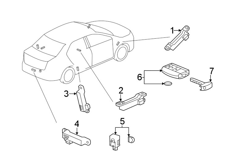 6Keyless entry components.https://images.simplepart.com/images/parts/motor/fullsize/4851145.png