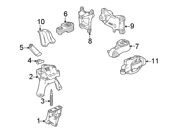 2Engine / transaxle. Engine & TRANS mounting.https://images.simplepart.com/images/parts/motor/fullsize/4851180.png