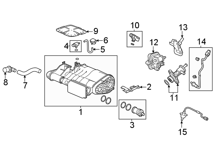 13Emission system. Emission components.https://images.simplepart.com/images/parts/motor/fullsize/4851240.png