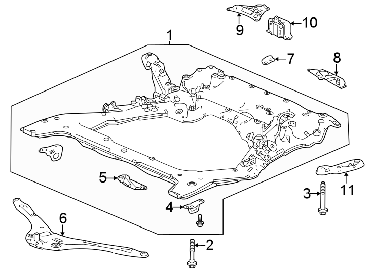 1Front suspension. Suspension mounting.https://images.simplepart.com/images/parts/motor/fullsize/4851275.png