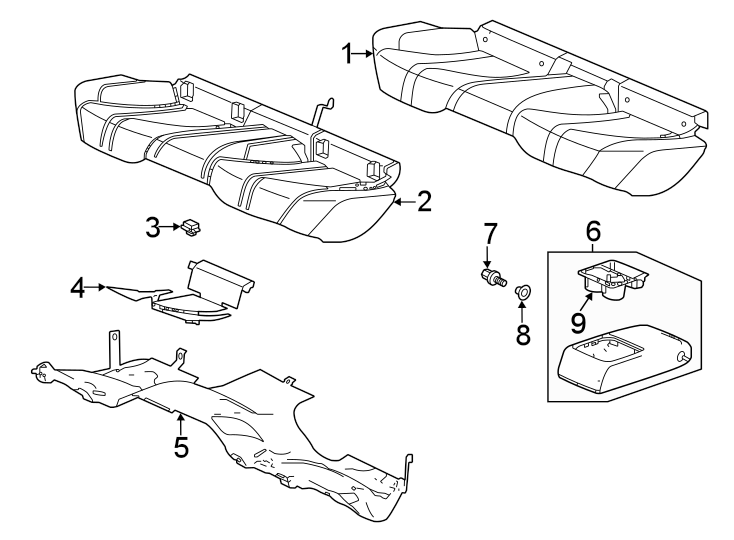 1Seats & tracks. Rear seat components.https://images.simplepart.com/images/parts/motor/fullsize/4851420.png