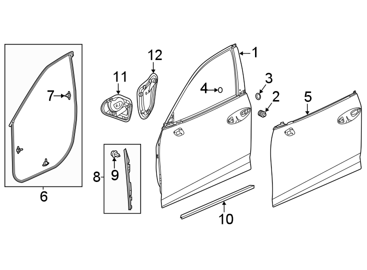 3Front door. Door & components.https://images.simplepart.com/images/parts/motor/fullsize/4851465.png