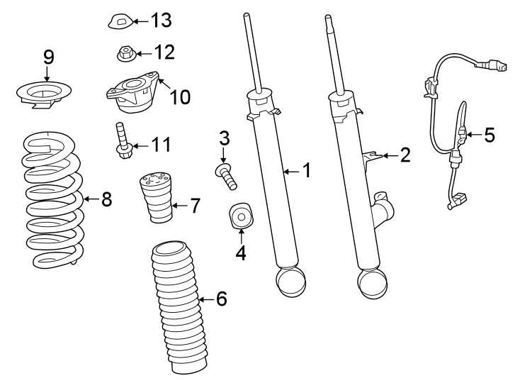 13Rear suspension. Struts & components.https://images.simplepart.com/images/parts/motor/fullsize/4851585.png