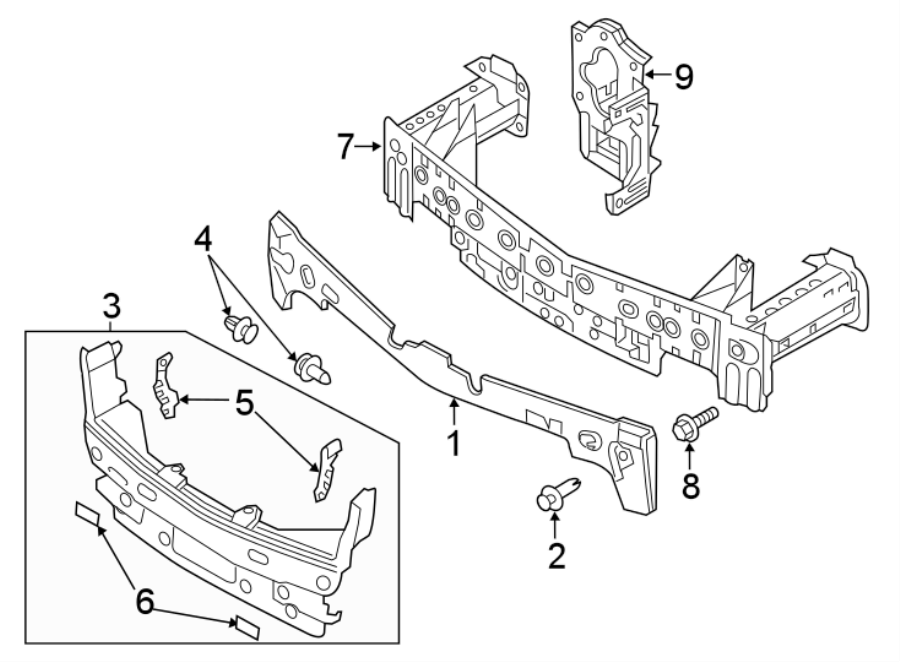 Diagram FRONT BUMPER & GRILLE. BUMPER & COMPONENTS. for your 2013 Mazda CX-5 2.0L SKYACTIV A/T FWD Grand Touring Sport Utility 