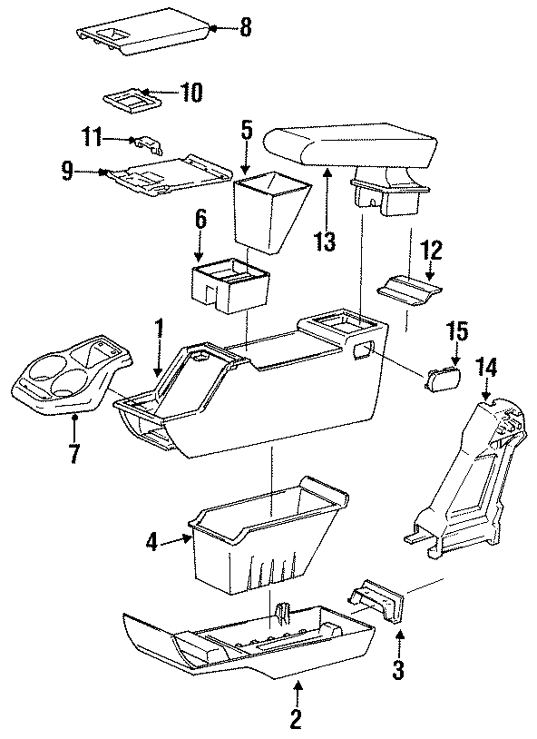 Full size assembly image of FULL CONSOLE. (1/1)
