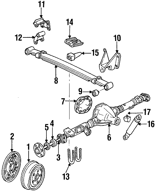 Diagram REAR SUSPENSION. BRAKE COMPONENTS. SUSPENSION COMPONENTS. for your 2017 Mazda CX-5 2.5L SKYACTIV A/T AWD Grand Select Sport Utility 