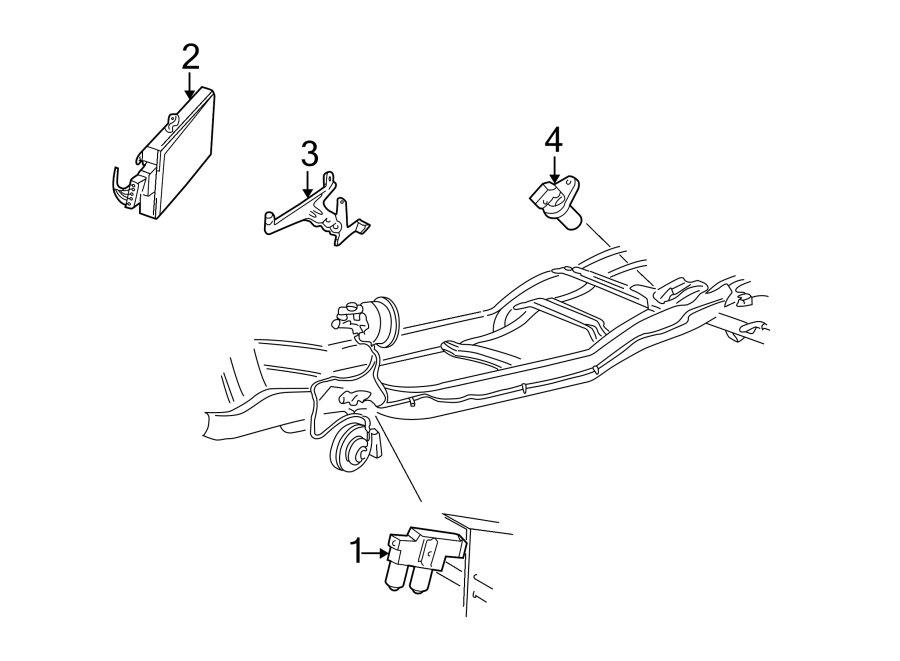 Diagram Abs components. for your Mazda B4000  