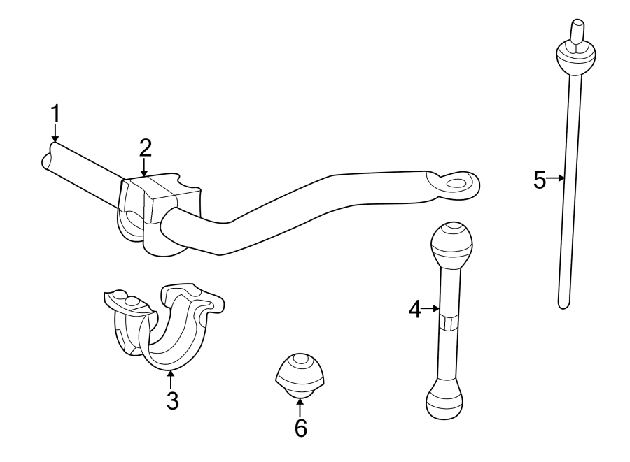 Diagram Front suspension. Stabilizer bar & components. for your Mazda B3000  