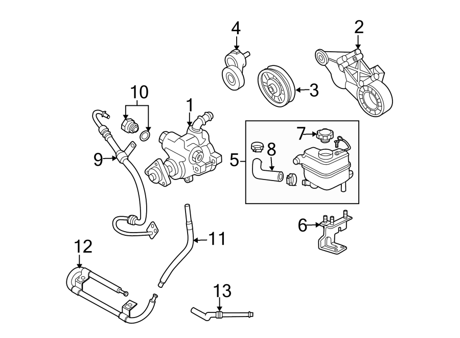 Diagram STEERING GEAR & LINKAGE. PUMP & HOSES. for your Mazda B3000  