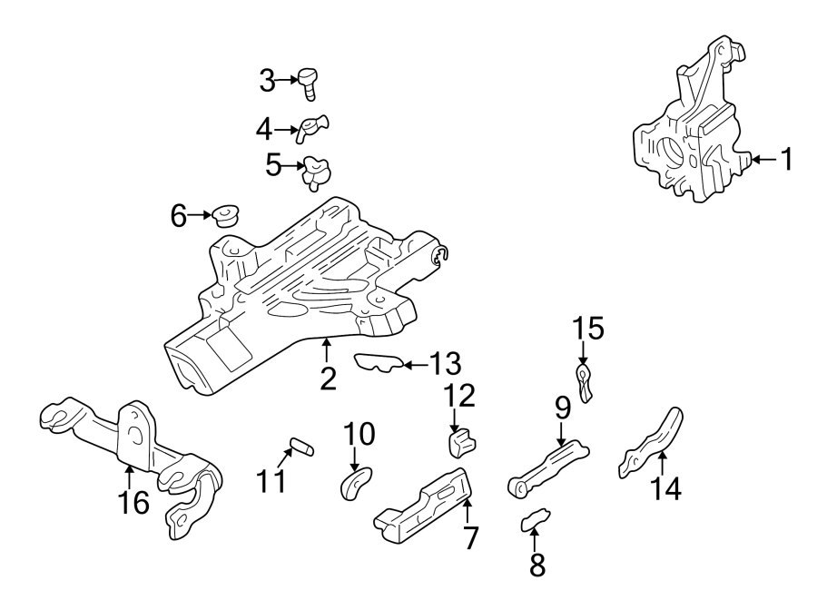 Diagram Steering column. Upper components. for your Mazda B3000  