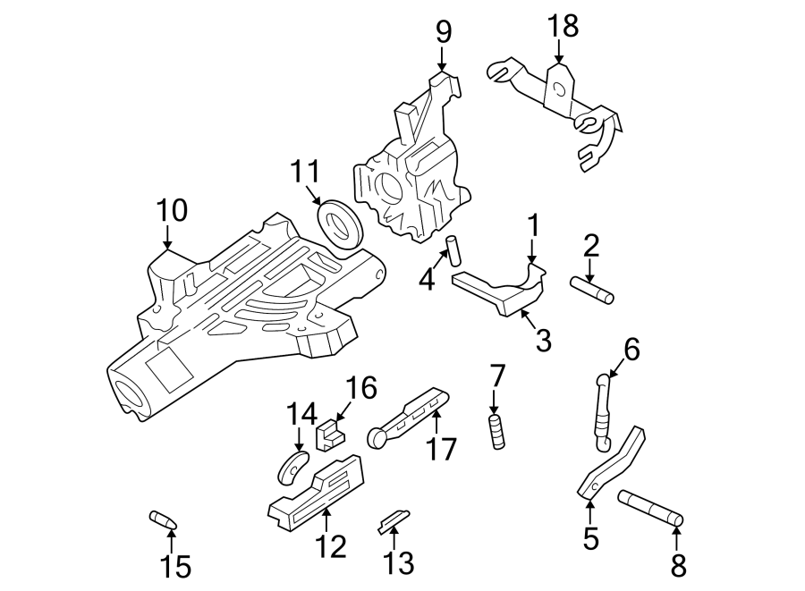 Diagram STEERING COLUMN. UPPER COMPONENTS. for your Mazda B3000  