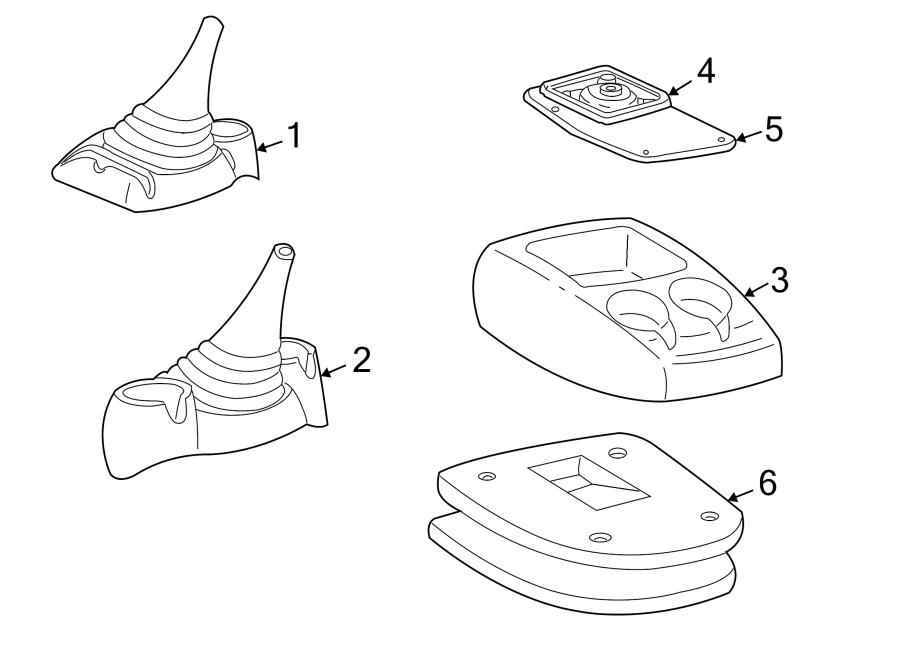 Diagram MINI console. for your Mazda B3000  