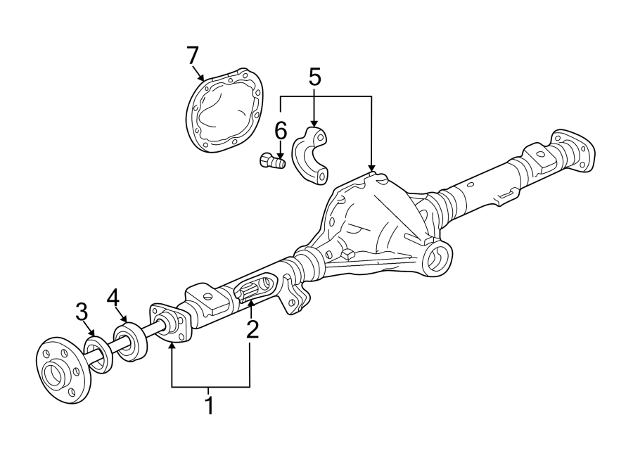 Diagram REAR SUSPENSION. AXLE HOUSING. for your 2017 Mazda CX-5 2.5L SKYACTIV A/T AWD Grand Select Sport Utility 