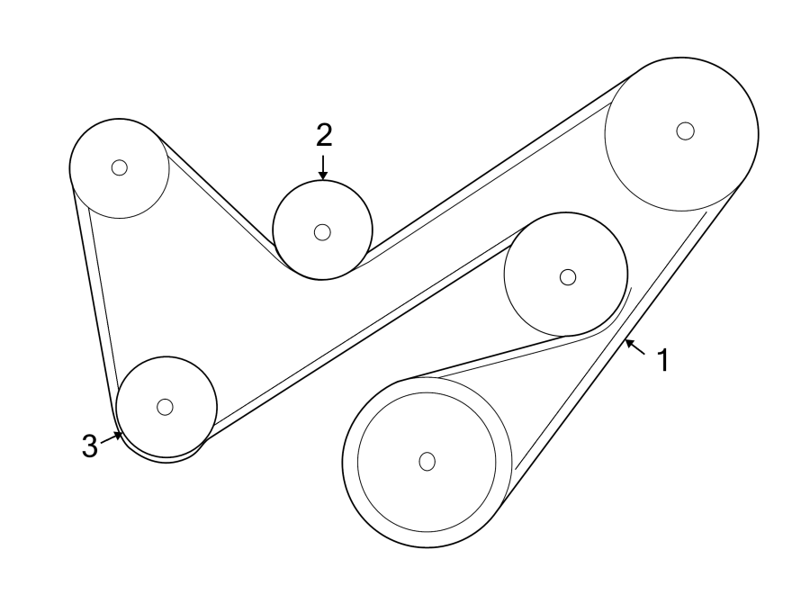 Diagram BELTS & PULLEYS. for your 2006 Mazda B4000   