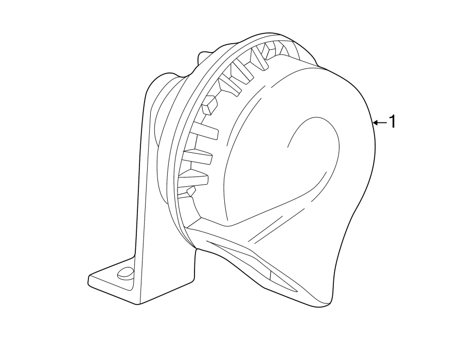 Diagram HORN. for your Mazda Tribute  