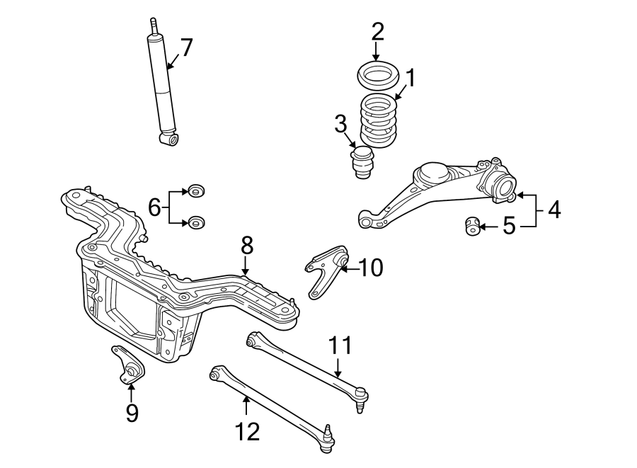 Diagram REAR SUSPENSION. SUSPENSION COMPONENTS. for your 2018 Mazda CX-5   