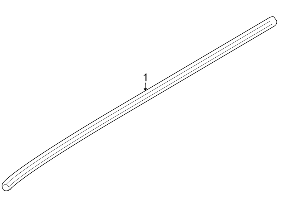 Diagram EXTERIOR TRIM. for your 2012 Mazda CX-7  Sport Sport Utility 