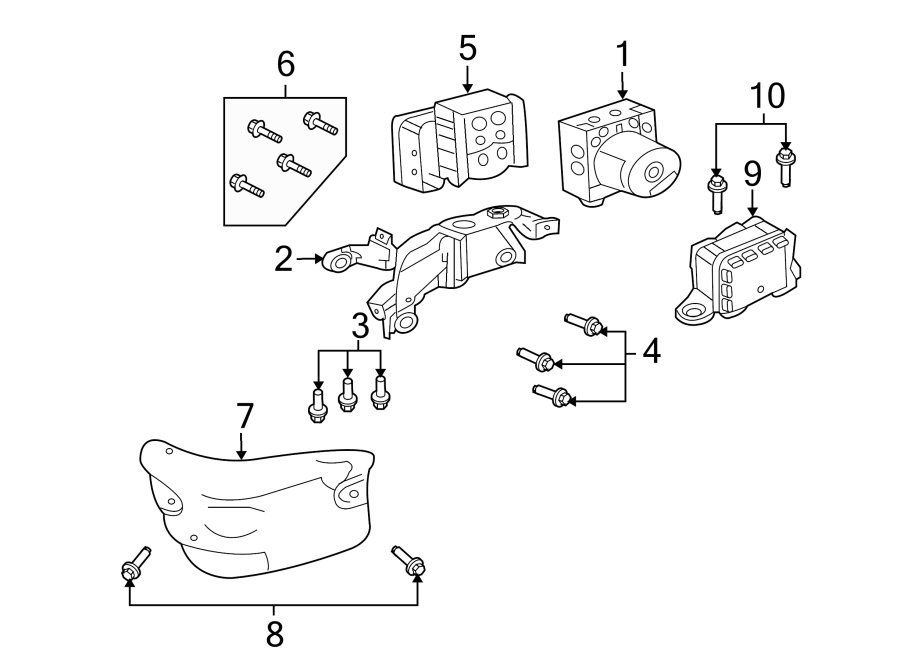 Diagram ABS COMPONENTS. for your 2021 Mazda CX-5 2.5L SKYACTIV A/T AWD Grand Touring Reserve Sport Utility 