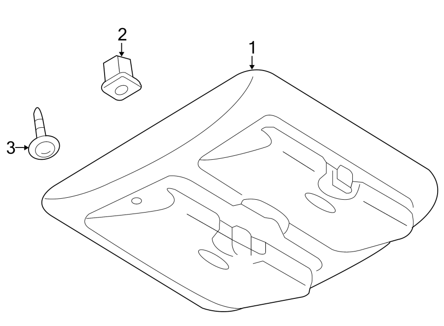 Diagram OVERHEAD CONSOLE. for your 2021 Mazda MX-5 Miata  Club Convertible 