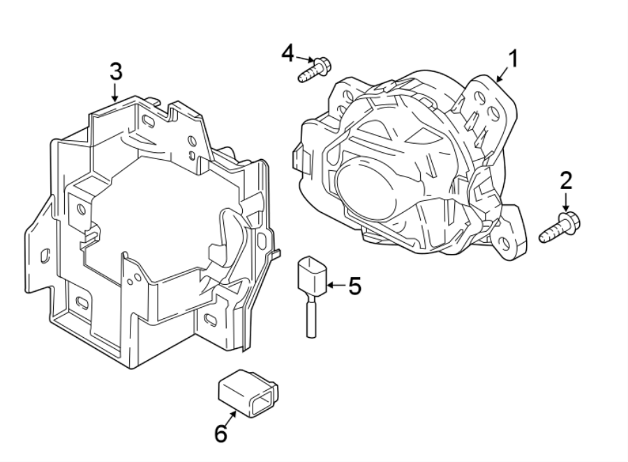 Diagram FRONT LAMPS. FOG LAMPS. for your 2006 Mazda MX-5 Miata  Base Convertible 