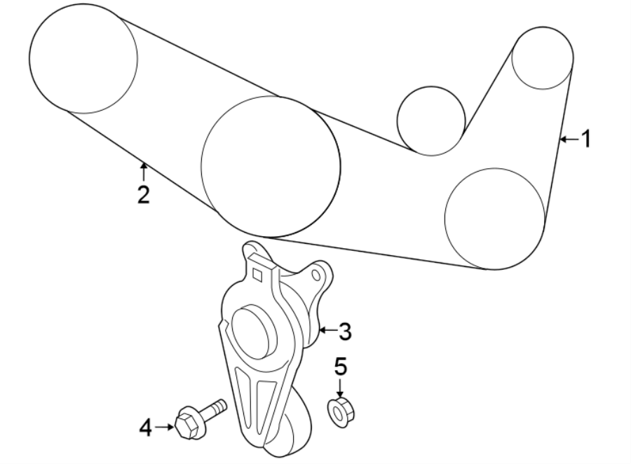 Diagram BELTS & PULLEYS. for your 2009 Mazda B2300   