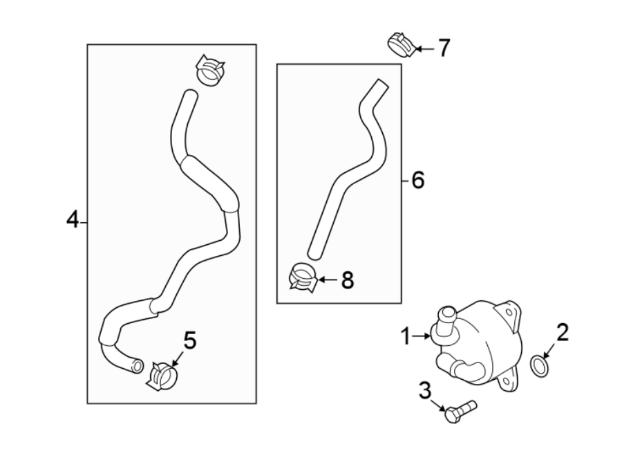 Diagram TRANS OIL COOLER. for your 1993 Mazda MIATA   