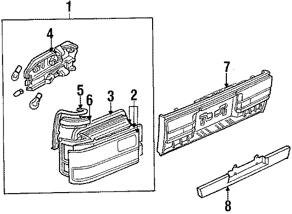 Diagram REAR LAMPS. for your 2011 Mazda MX-5 Miata  Grand Touring Convertible 