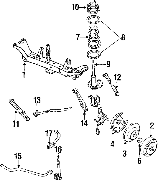 Diagram REAR SUSPENSION. SUSPENSION COMPONENTS. for your 2017 Mazda CX-5  Grand Touring Sport Utility 