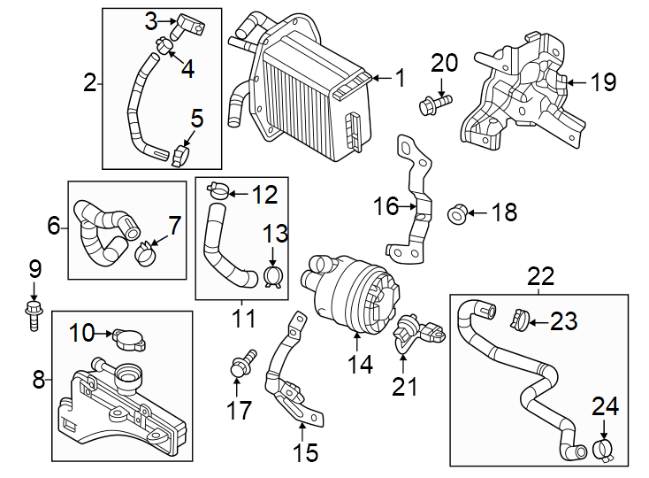 Diagram Intercooler. for your Mazda