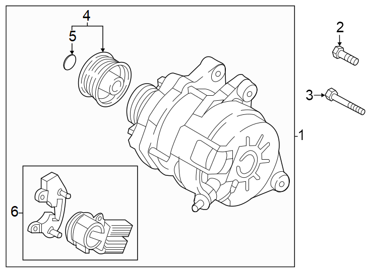 Diagram Alternator. for your 2017 Mazda 3 2.5L SKYACTIV A/T Grand Touring Sedan 
