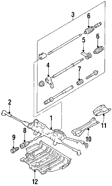 Diagram REAR STEERING COMPONENTS. for your 2017 Mazda CX-5  Grand Touring Sport Utility 