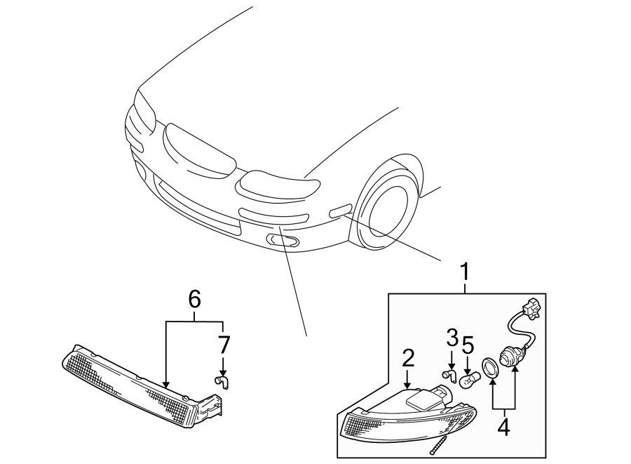 Diagram FRONT LAMPS. SIGNAL LAMPS. for your 2010 Mazda MX-5 Miata  Grand Touring Convertible 