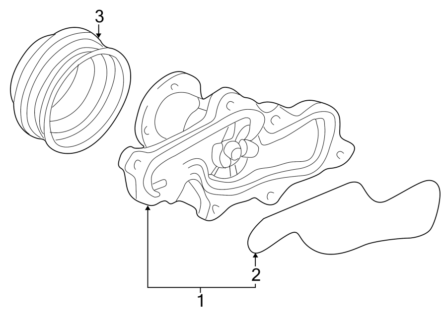 Diagram WATER PUMP. for your 1991 Mazda B2200   