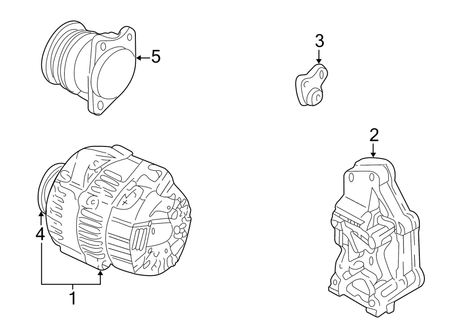 Diagram ALTERNATOR. for your 2006 Mazda B3000   