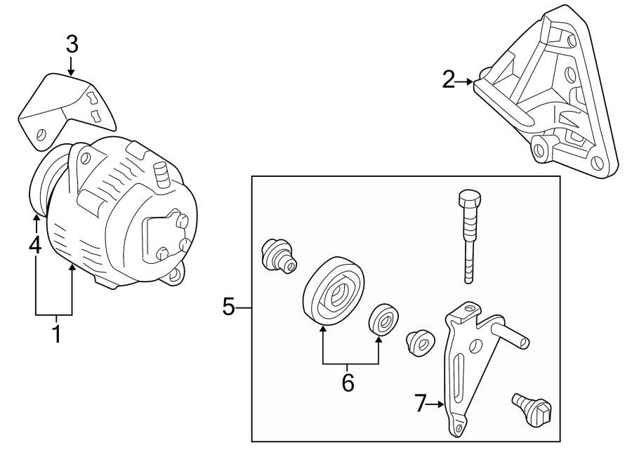 Diagram ALTERNATOR. for your 2010 Mazda 3 2.5L Duratec A/T S Sedan 