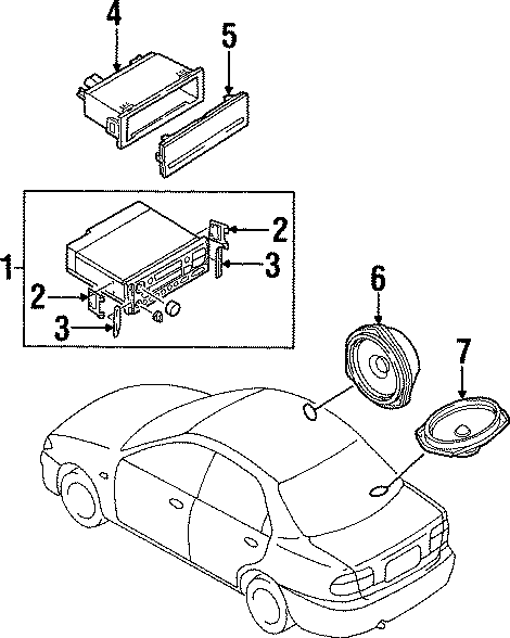 Diagram INSTRUMENT PANEL. SOUND SYSTEM. for your 2018 Mazda 6   