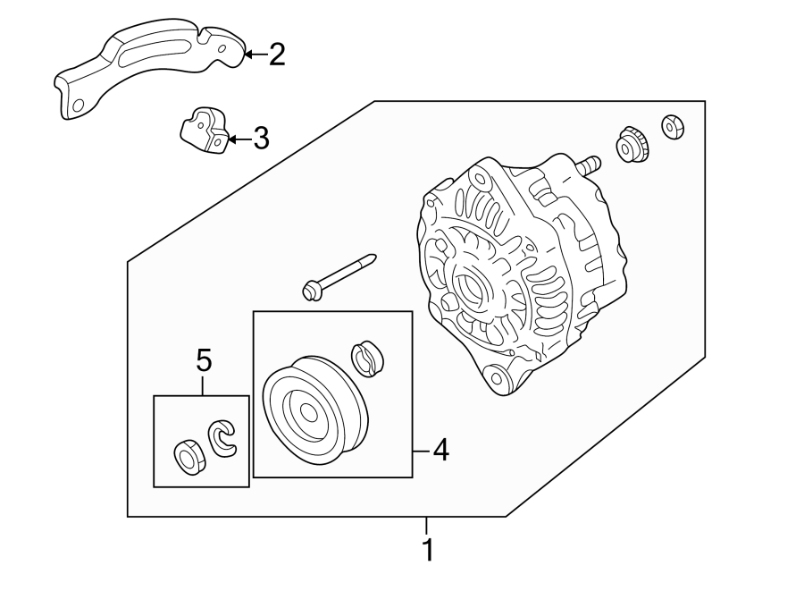 Diagram ALTERNATOR. for your 2017 Mazda 3 2.5L SKYACTIV A/T Grand Touring Sedan 