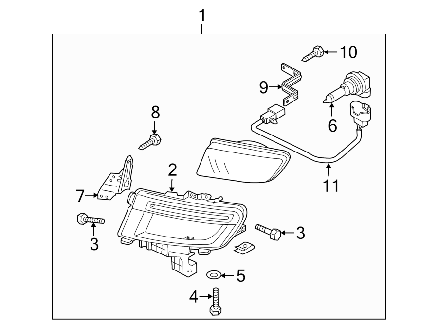 Diagram FRONT LAMPS. FOG LAMPS. for your 2007 Mazda MX-5 Miata  Touring Convertible 