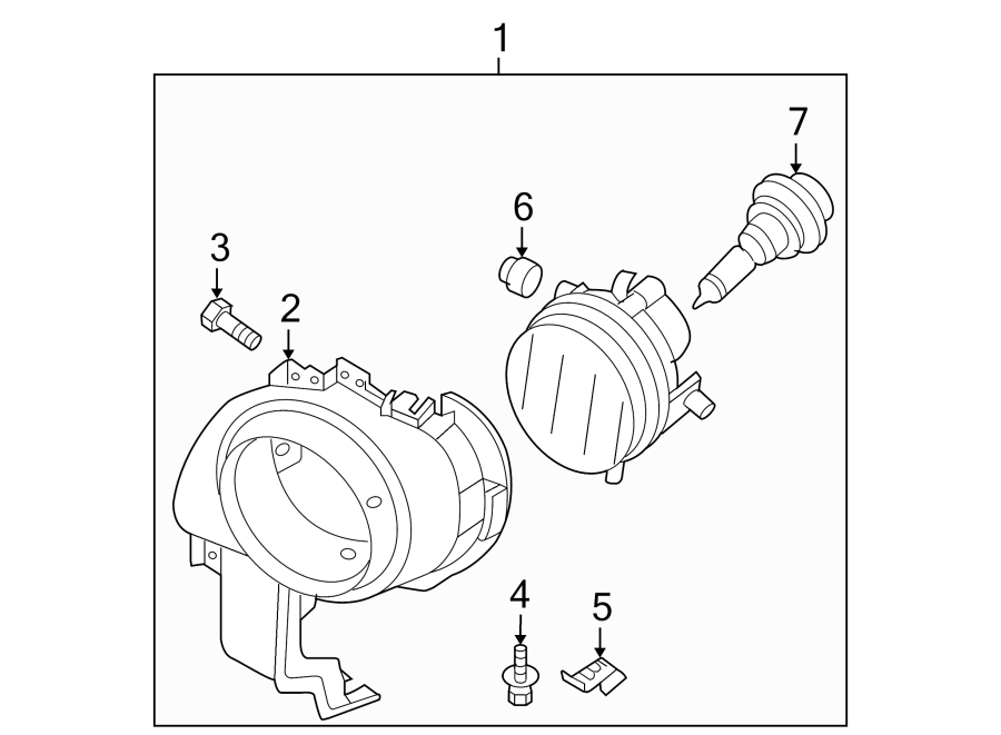 Diagram FRONT LAMPS. FOG LAMPS. for your 2020 Mazda CX-5 2.5L SKYACTIV A/T AWD Grand Touring Sport Utility 